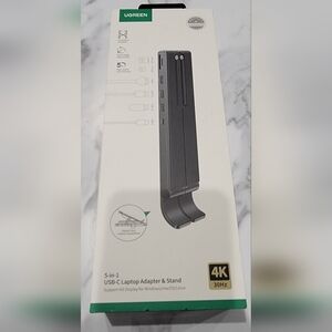 UGREEN 5-in-1 USB-C Laptop Adapter & Stand Docking Station HDMI/USB-A/SD/TF